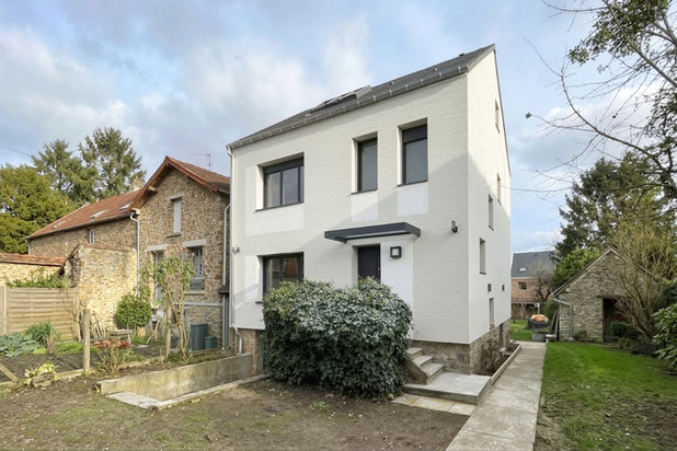 Façade sur rue-surelevation-maison-Antony