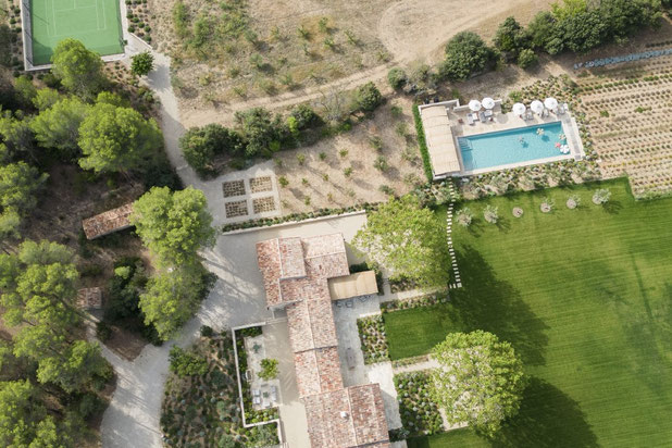 Mas 12 hectares au coeur des Alpilles-amenagement-maison-Eygalières