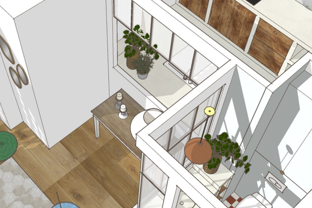 Vue du dessus-renovation-maison-Bury