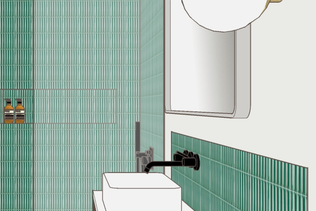 Douche à l'italienne-renovation-appartement-Paris