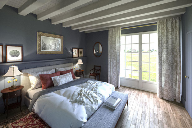 Domaine forestier « T » - Chambre-agrandissement_extension-logement-Angers