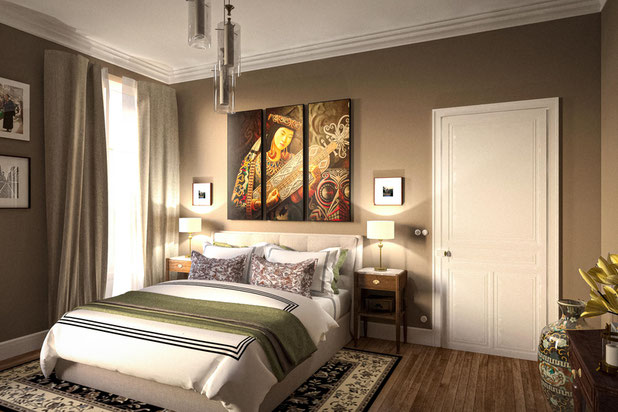 Hôtel particulier « M » - Chambre-agrandissement_extension-logement-Angers
