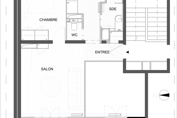 Plan projet-rehabilitation-appartement-Nantes