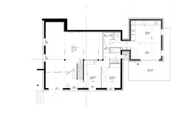 Plan Sous-sol-agrandissement_extension-maison-Piriac-sur-Mer