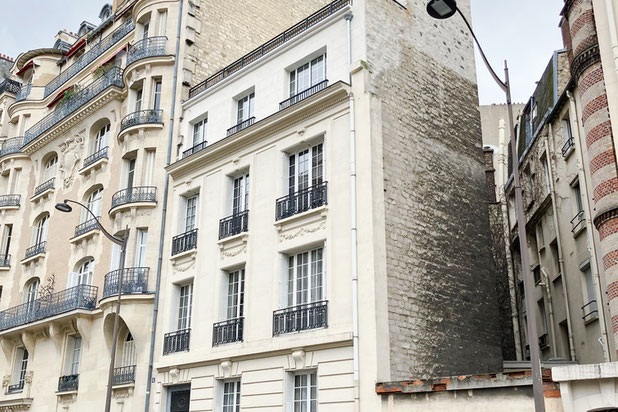 Façade rue projet-surelevation-surelevation-Paris