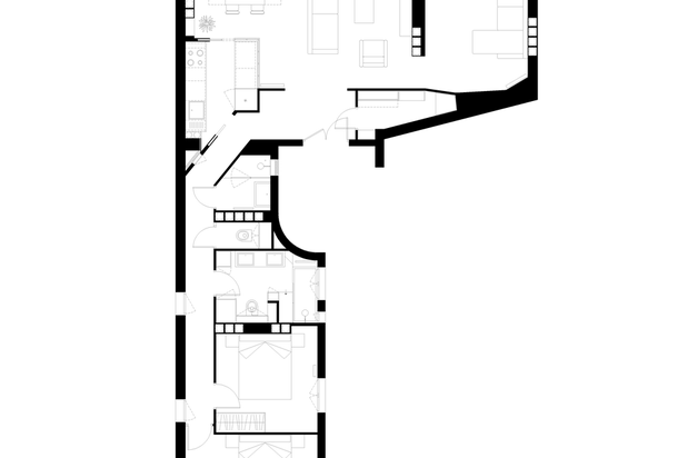 Plan de rénovation – redistribution d’un appartement haussmannien à Paris-renovation-appartement-Paris
