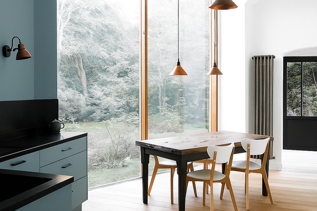 Cuisine & salle à manger-rehabilitation-appartement-Paris