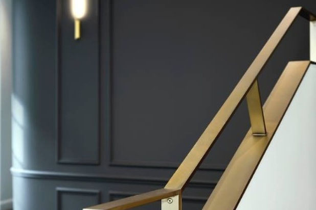 Main courante escalier-amenagement-bureaux-Paris