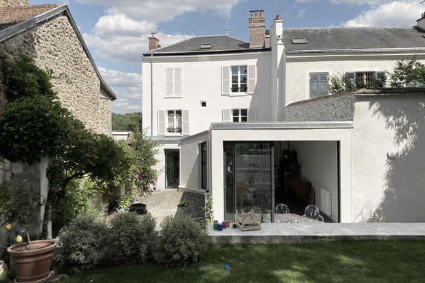 Façade jardin-agrandissement_extension-extension-Longpont-sur-Orge