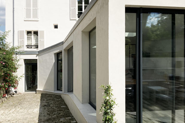 Cour & jardin-agrandissement_extension-extension-Longpont-sur-Orge