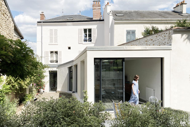 Cour & jardin-agrandissement_extension-extension-Longpont-sur-Orge