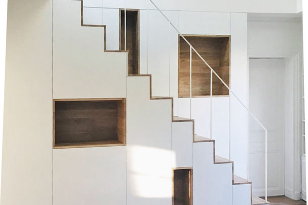 Escalier-rehabilitation-appartement-Clichy