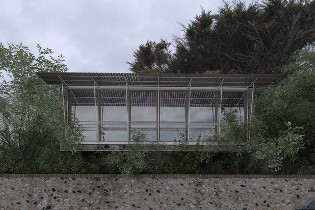Vue depuis la rue-construction-maison-Le Havre