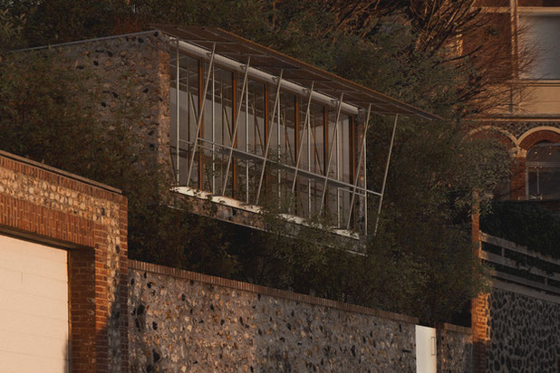 Vue depuis la rue-construction-maison-Le Havre