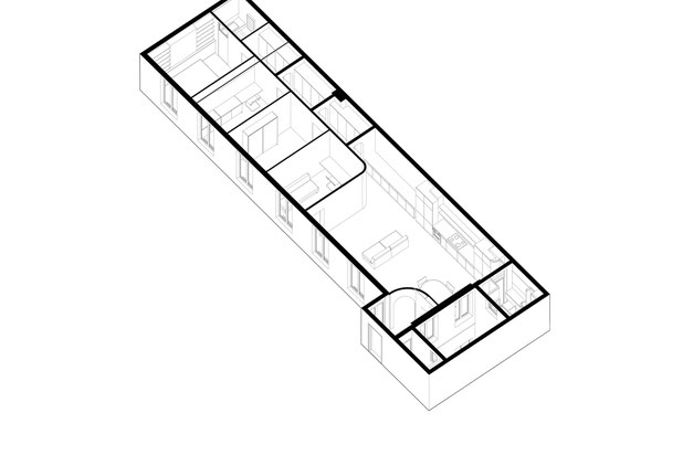 Axonométrie d'ensemble-renovation-appartement-Paris