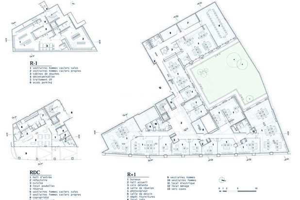 Plans après travaux-rehabilitation-bureaux-Paris