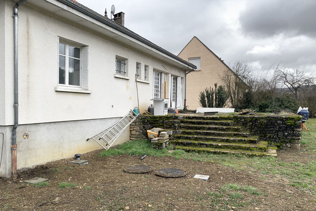 Vue de la terrasse - existant-construction-espaces_exts-Turcey