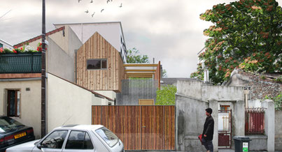 Photo d'un projet de Surélévation Maison à Aubervilliers