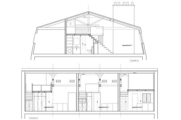 Coupes - projet-rehabilitation-appartement-Paris