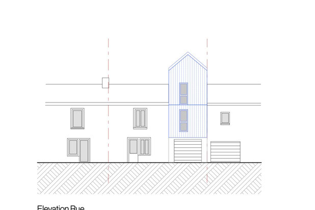 Façade Rue-agrandissement_extension-surelevation-Rezé