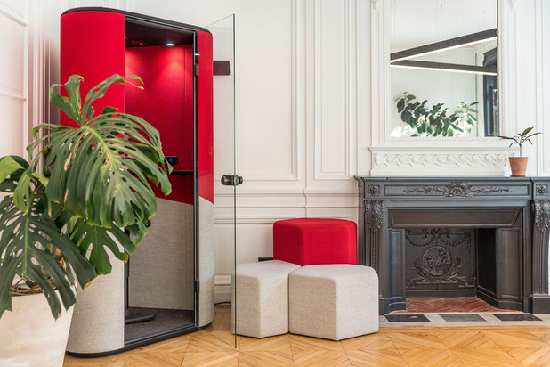Cabine acoustique-renovation-bureaux-Paris