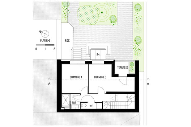 R+2-surelevation-maison-Paris