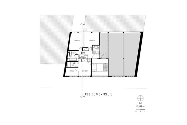 PLAN R+4-surelevation-appartement-Paris