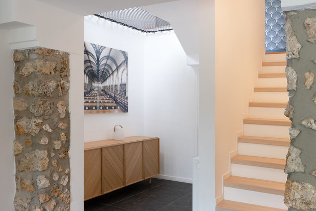 PHOTO ESCALIER-agrandissement_extension-maison-Houilles