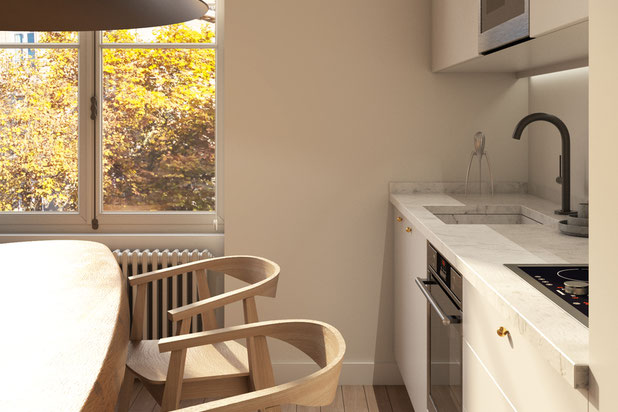 Cuisine-renovation-appartement-Paris