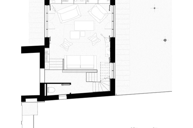 Plan rez de jardin-agrandissement_extension-appartement-Montreuil