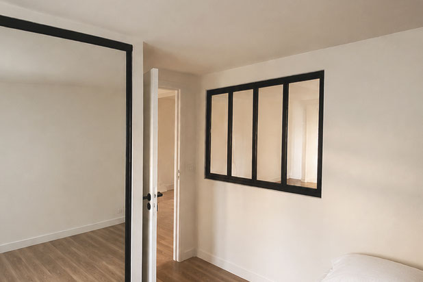 Photographie de la chambre.-renovation-appartement-Paris