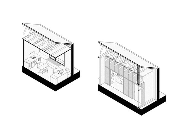 Axonométries détailées-amenagement-bureaux-Aubervilliers