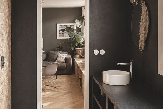 Photographie de la salle d'eau.-renovation-appartement-Montreuil