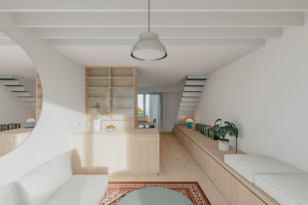 Une pièce traversante-renovation-appartement-Plérin