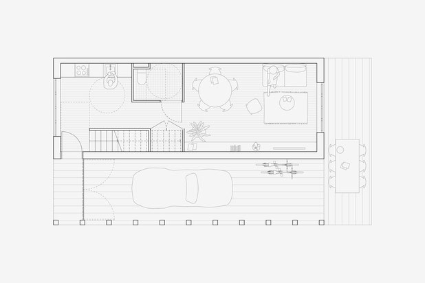 Plan de rez-de-chaussée-construction-maison-Pleubian