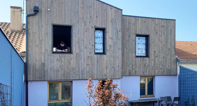 Photo d'un projet de Surélévation Maison à Nantes