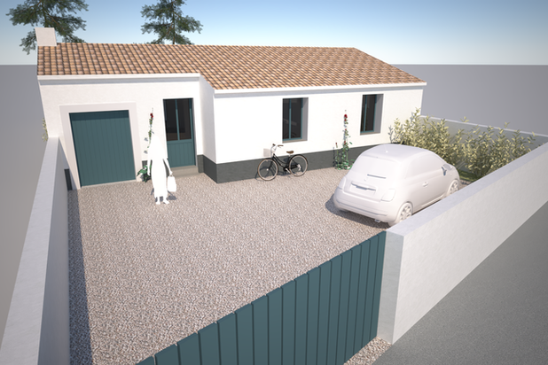 Maison de vacances à l'Epine // Noirmoutier-construction-maison-L'Épine