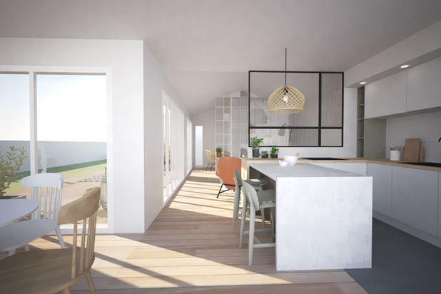 Maison de vacances à l'Epine // Noirmoutier-construction-maison-L'Épine