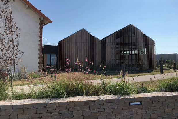 Fleury Michon - Accès des visiteurs-agrandissement_extension-bureaux-La Meilleraie-Tillay