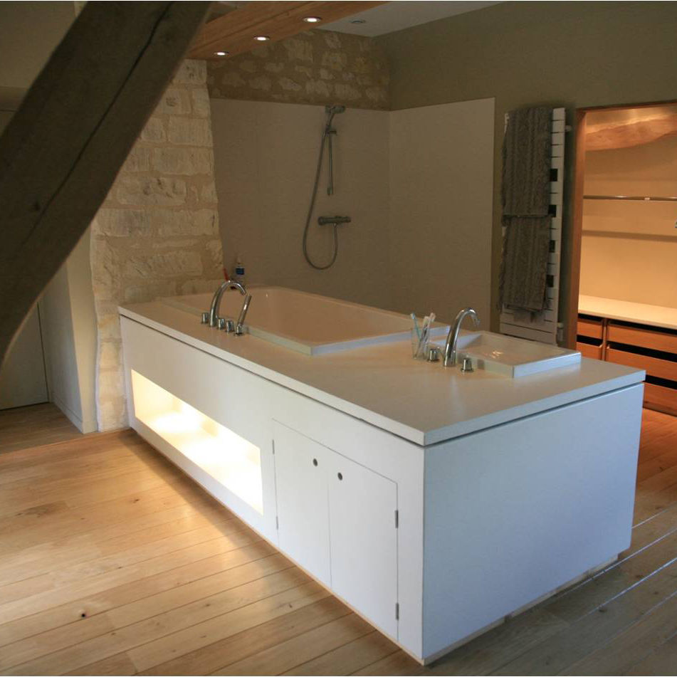 Chambre parentale – rénovation de maison Indre