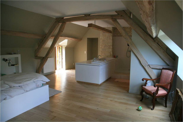 Chambre parentale-renovation-maison-Villentrois-Faverolles-en-Berry