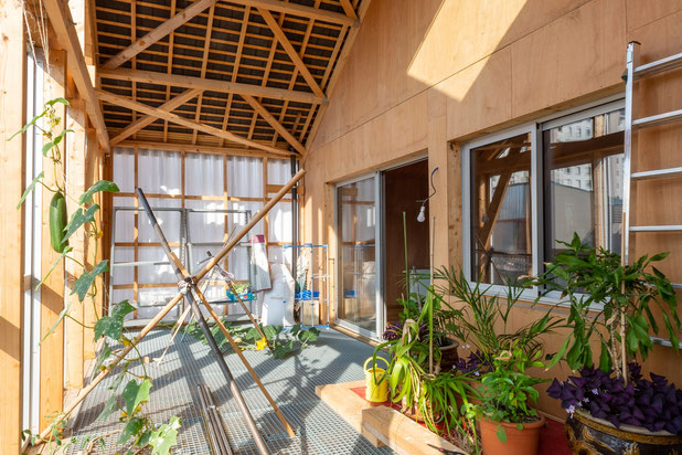Jardin d'hiver à l'étage-construction-maison-Rennes