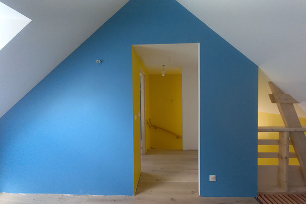 L'espace nuit de l'étage-construction-maison-Saint-André-des-Eaux