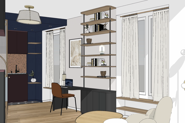 - Petit nid parisien --renovation-appartement-Paris