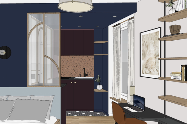 - Petit nid parisien --renovation-appartement-Paris