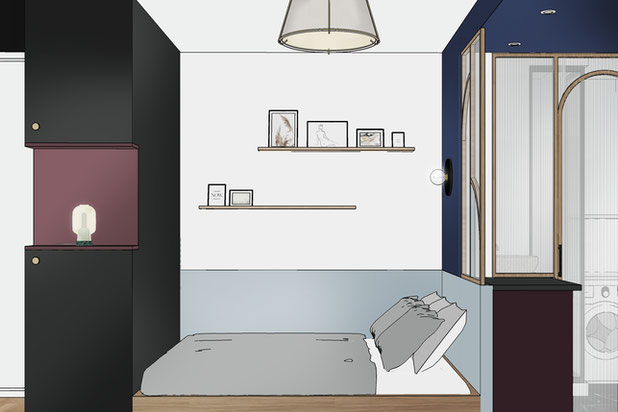 - Petit nid parisien --renovation-appartement-Paris