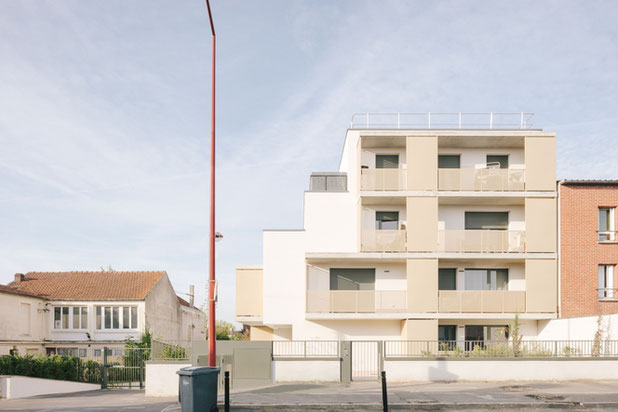 Façade coté rue-construction-logement-Gonesse