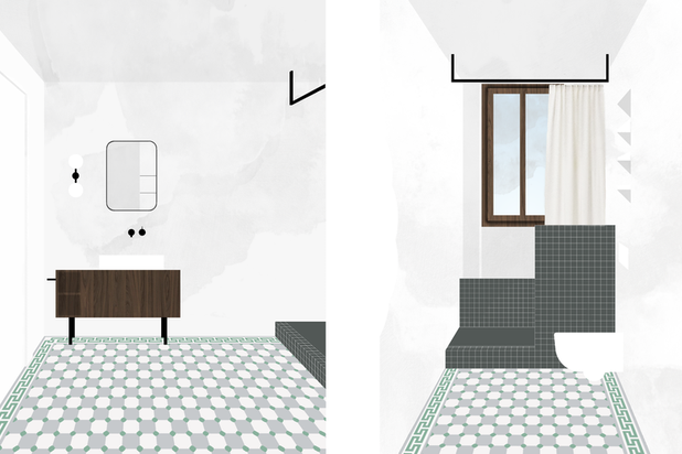 étude salle de bain-rehabilitation-appartement-Annemasse