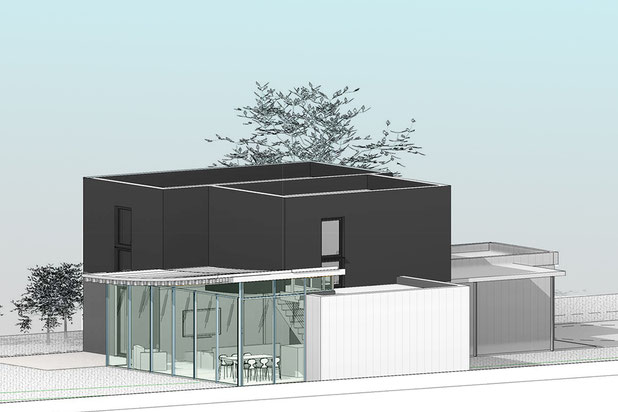 Axonométrie 2-construction-maison-Rennes