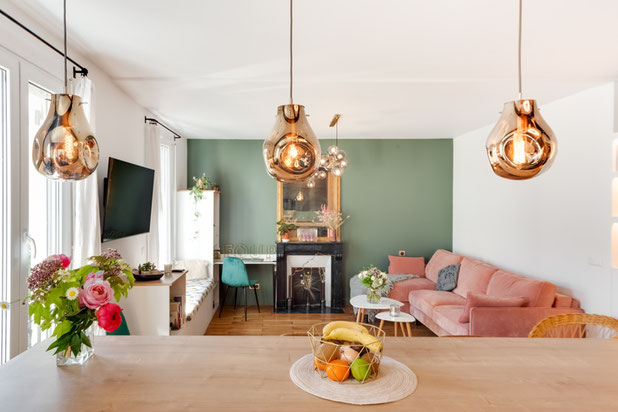 Suspensions de bar-renovation-logement-Paris